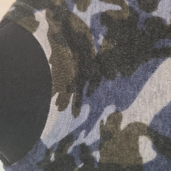 Zadig & Voltaire cashmere blue/grey camo sweater Sz XS - Picture 5 of 10